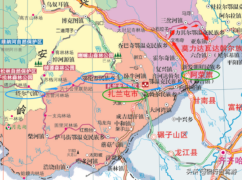2020旅行内蒙7：从塔尔气到查巴奇 风景美、路难行、糖饼好吃